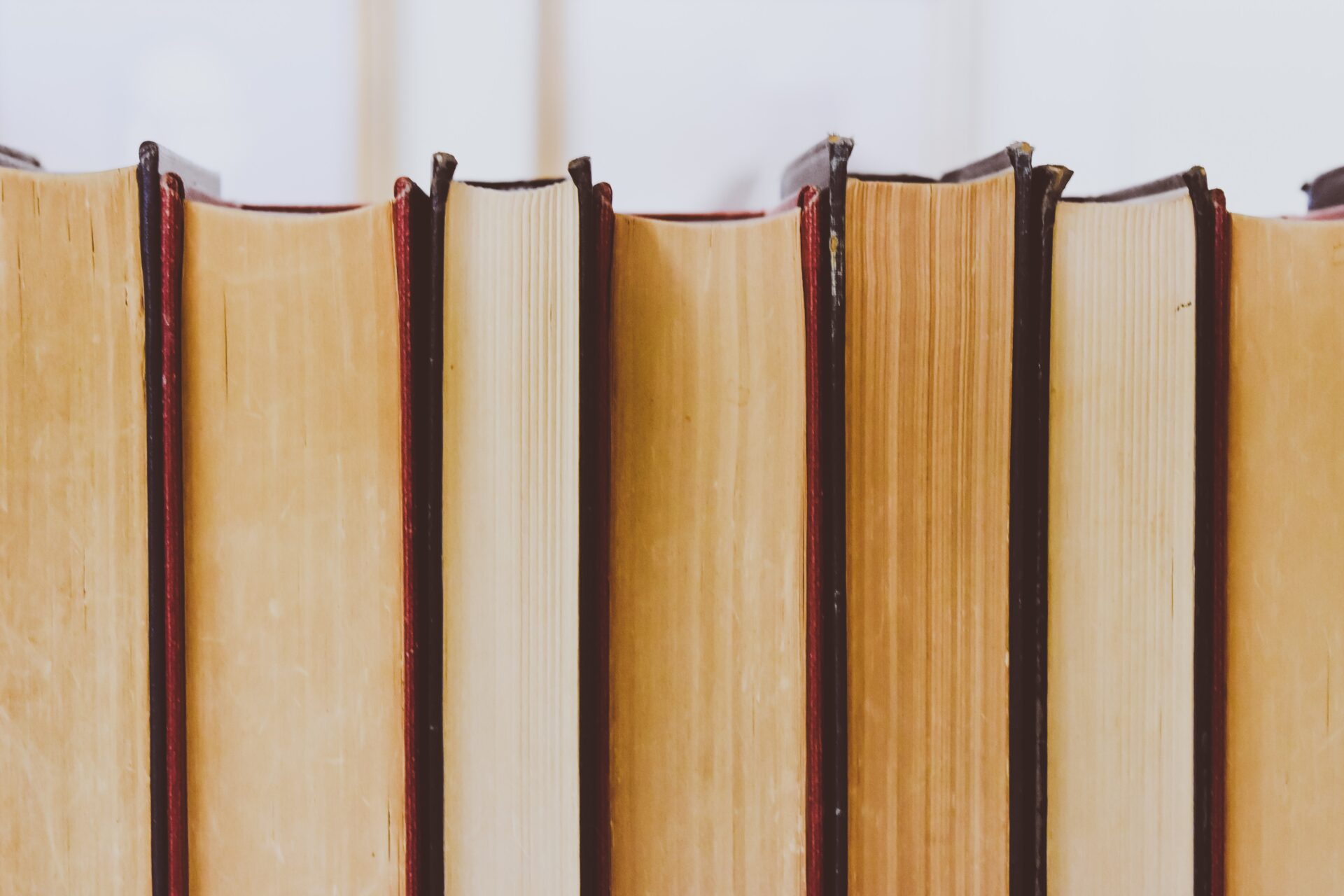 Row of books Row of books